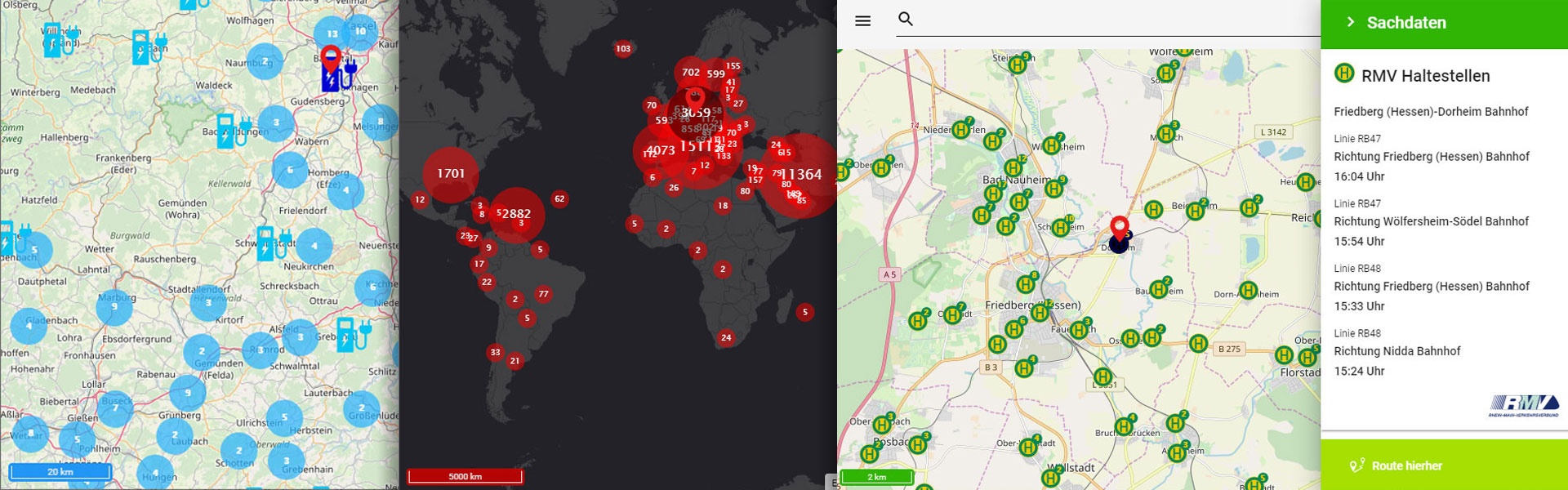 Luftbild eine Häusersiedlung, überlagert mit ALKIS-Daten