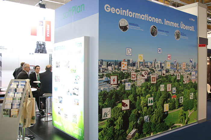 Softplan Messestand auf der Intergeo 2018